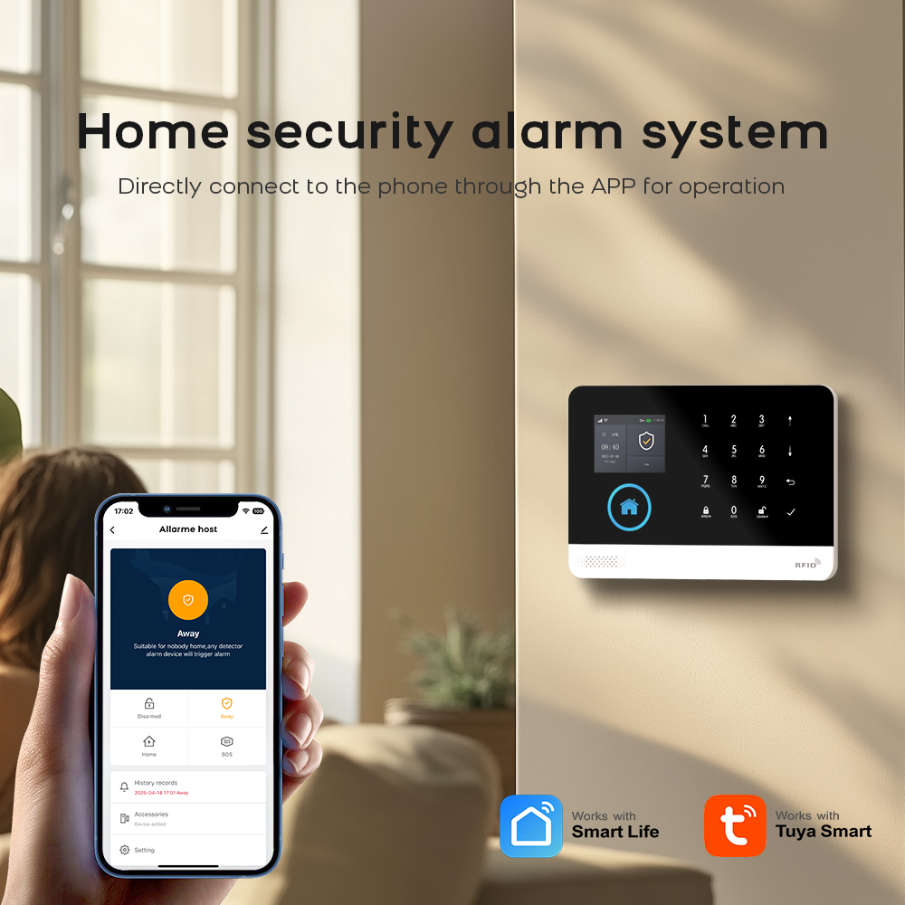 4G GSM Wifi Draadloos Alarmsys - Home Security Front Door Camera recensie en prijs