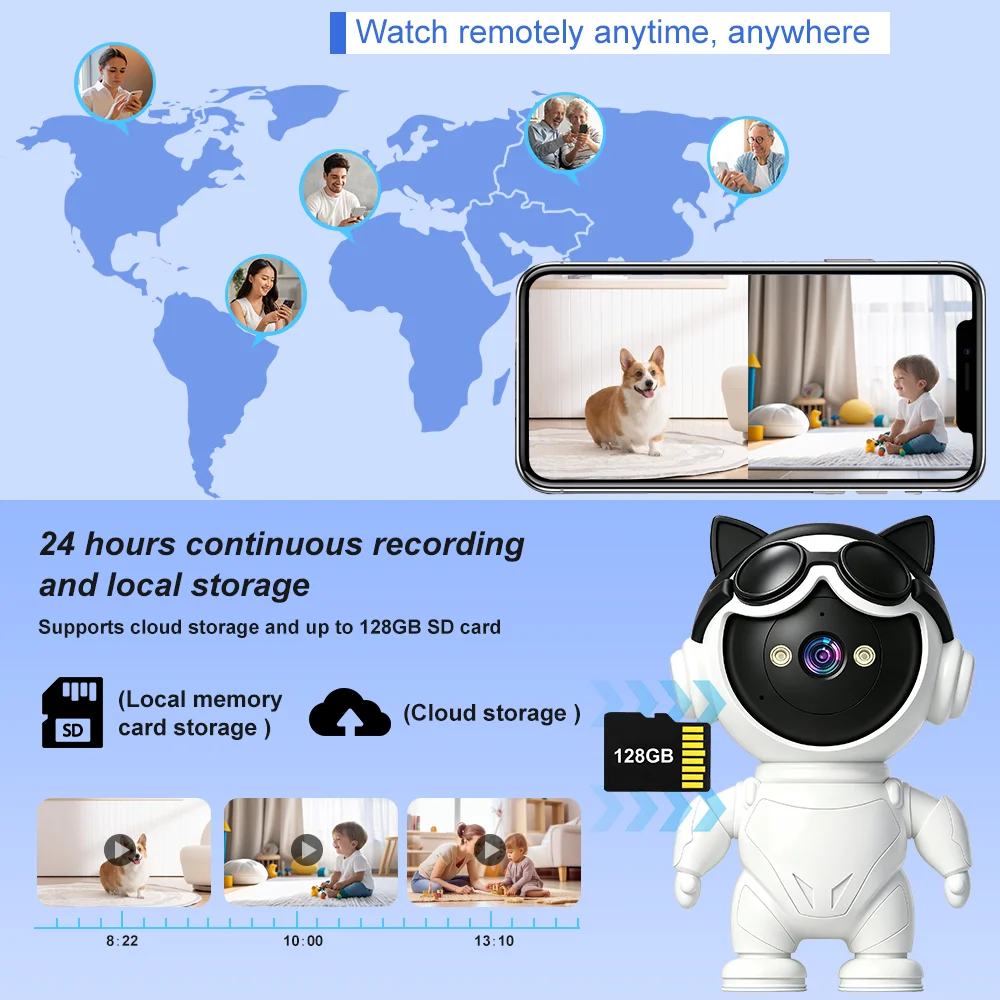 Tuya Smart Draadloze IP Camera - Home Security Robot recensie en prijs